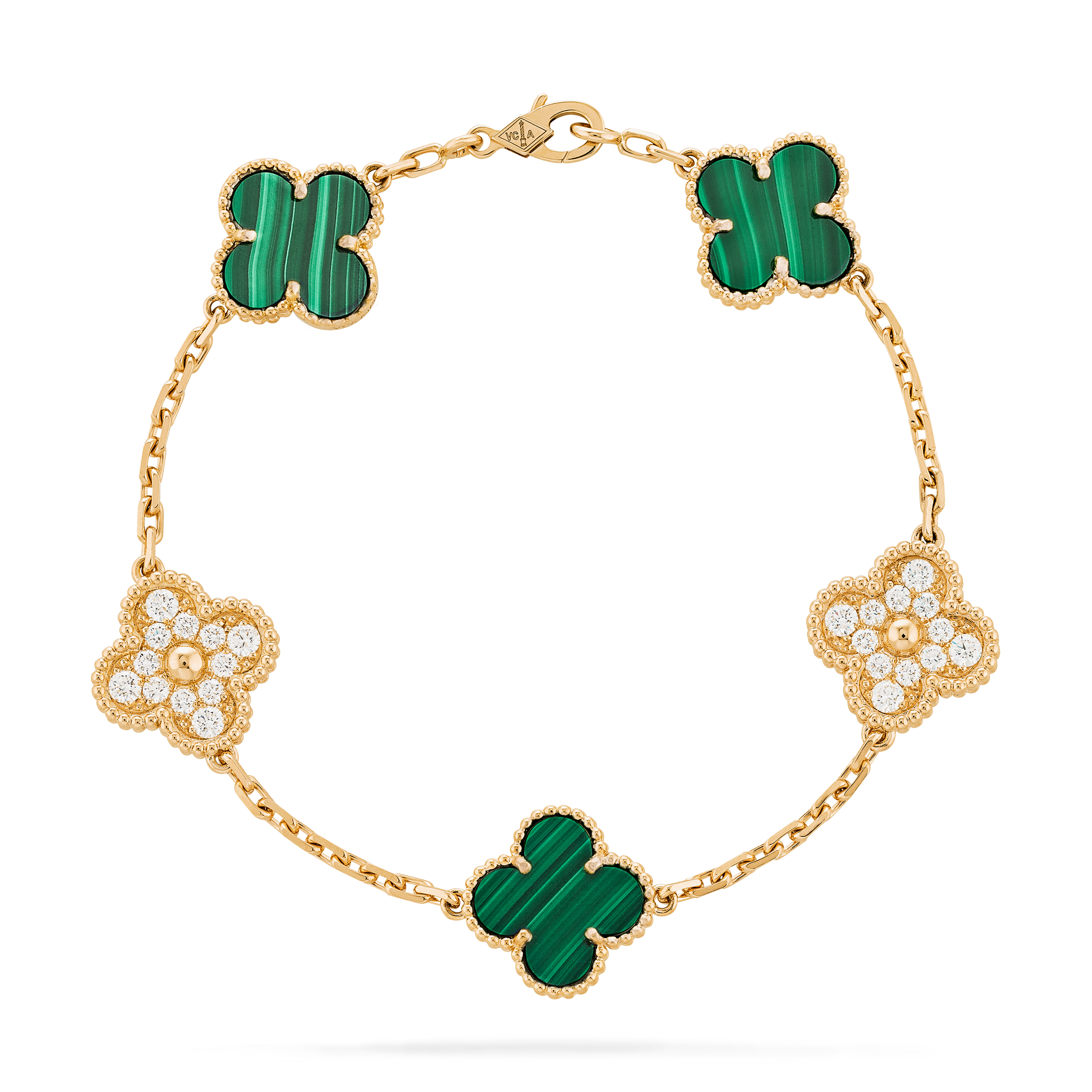 Vintage Alhambra bracelet, 5 motifs