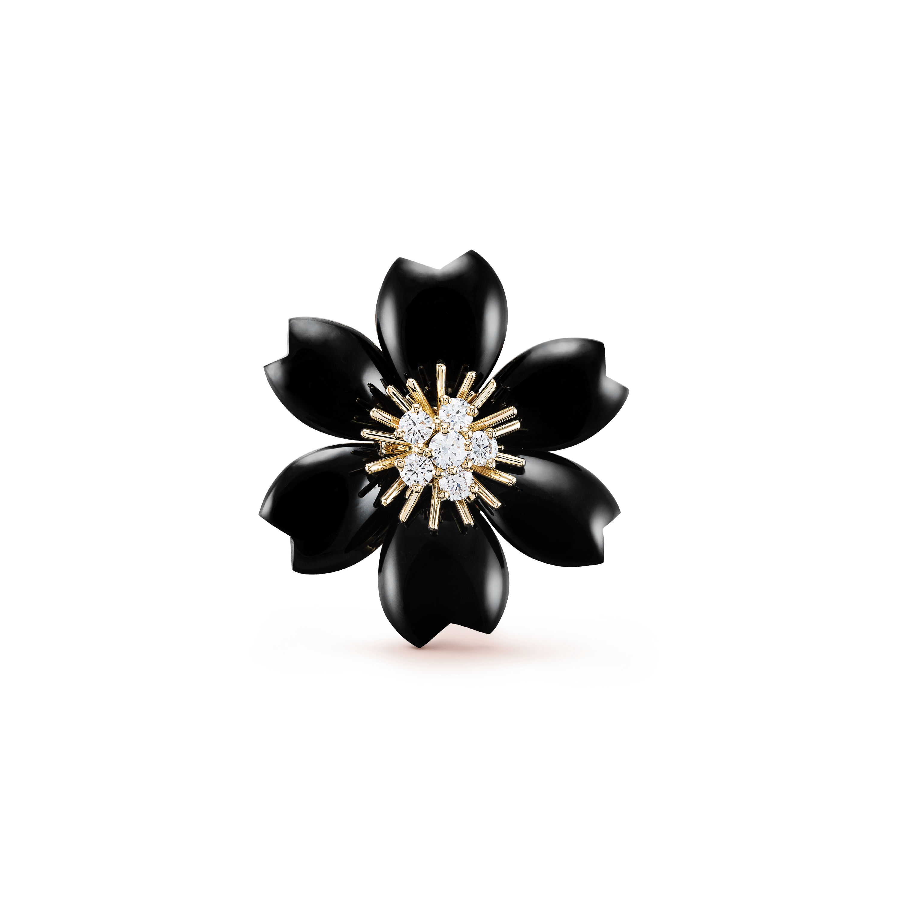 Rose de Noël clip pendant, small model