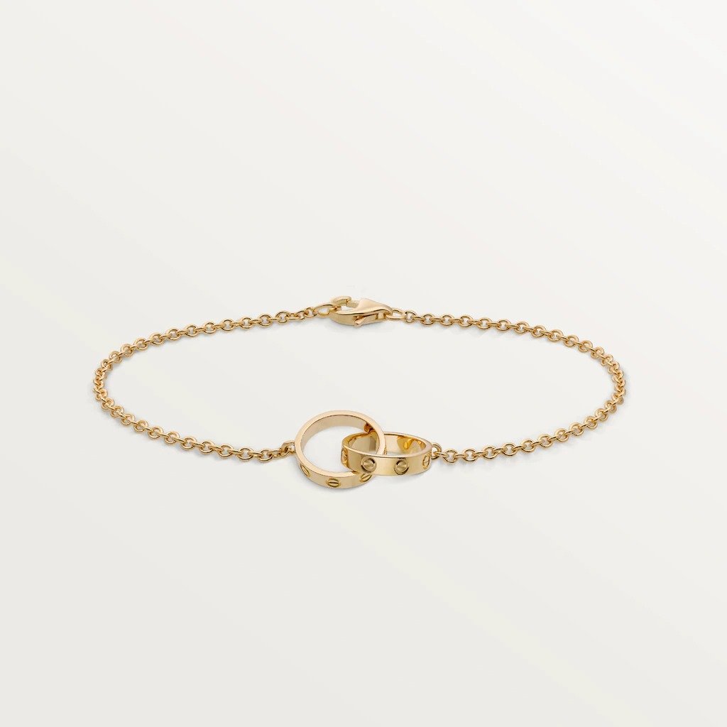 KADIR-LOVE BRACELET YELLOW GOLD CHAIN