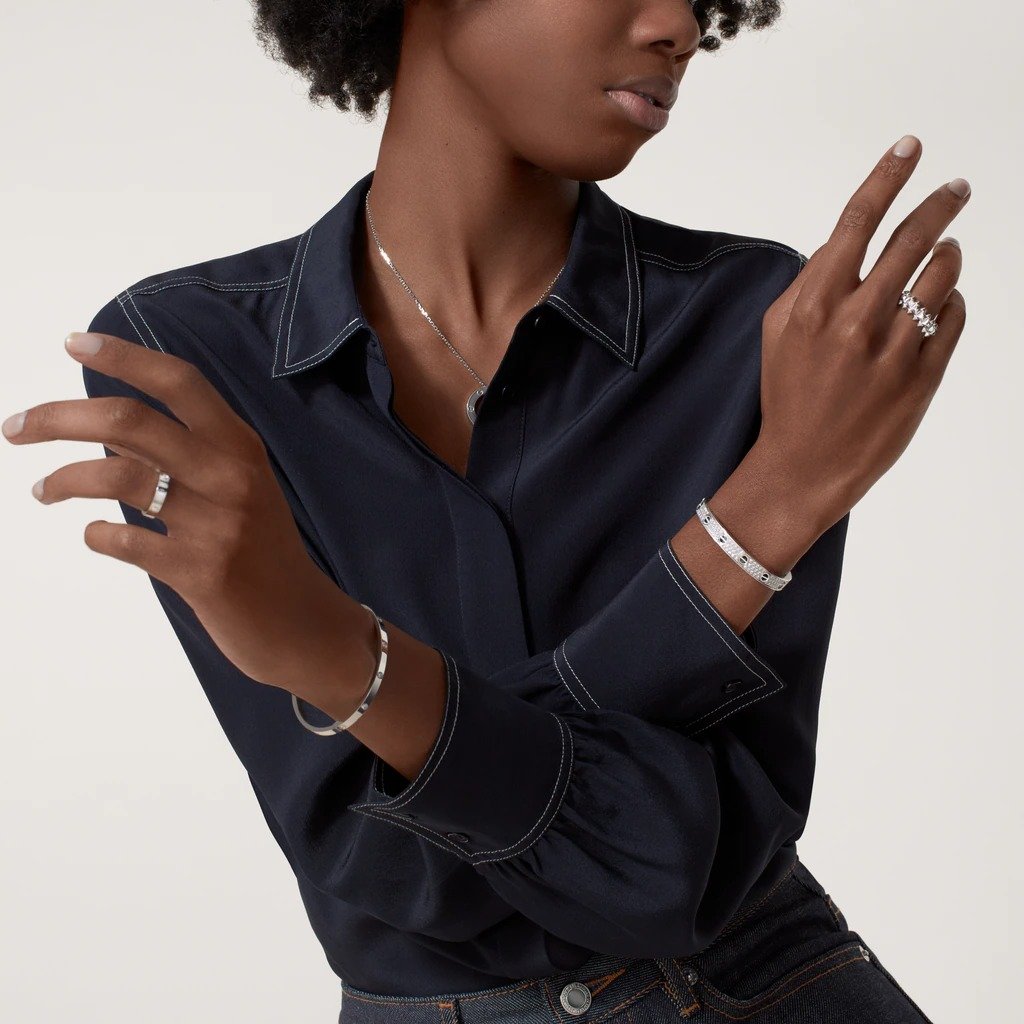 KADIR-LOVE WEDDING BAND 1 DIAMOND WHITE GOLD, DIAMOND