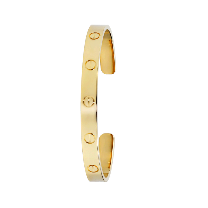 Carty Love Grand Union Cuff Bracelet ,Yellow Gold, Non-Gemstone