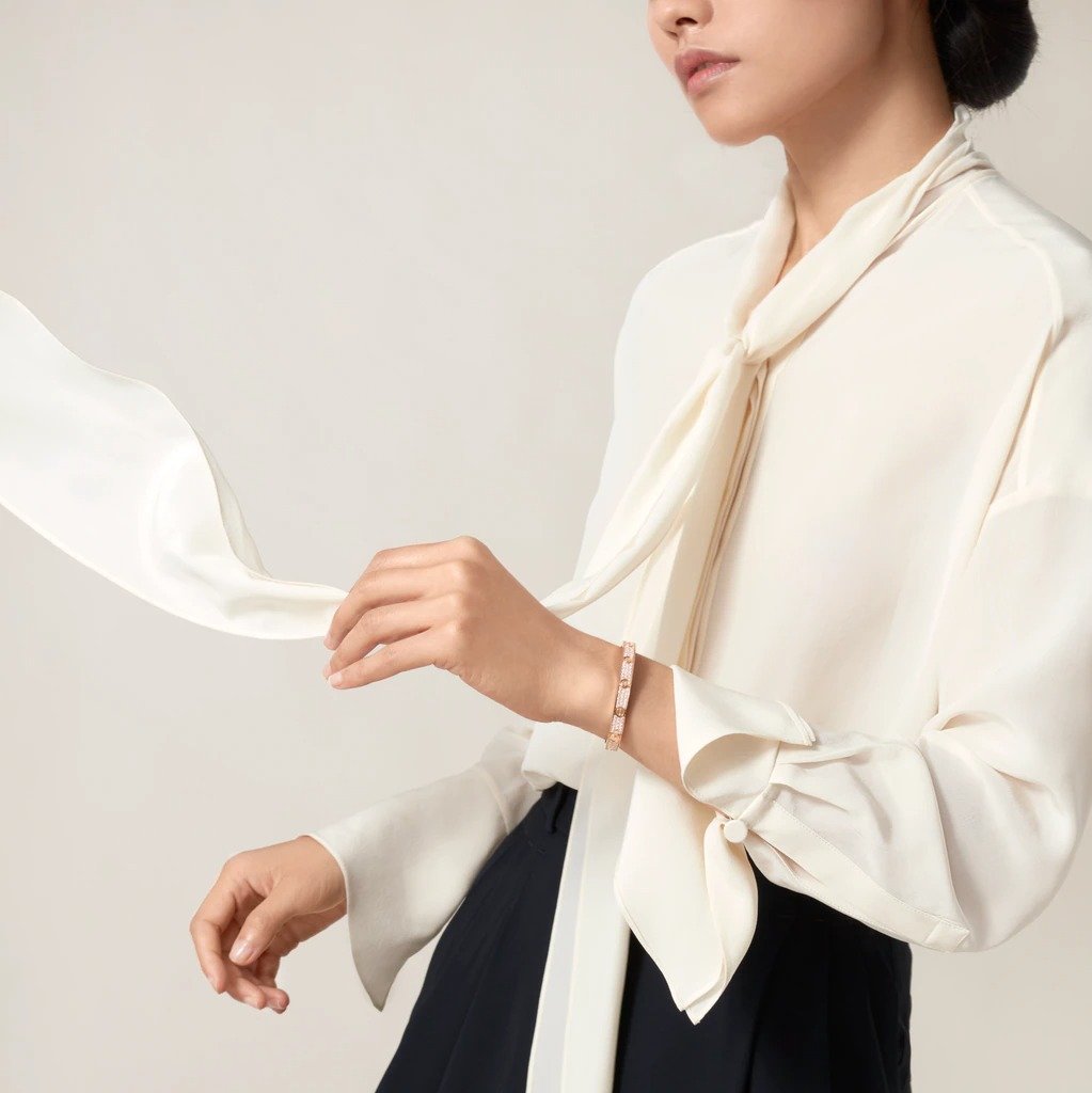 Kadir-LoveAmour Pavé Bracelet, Rose Gold