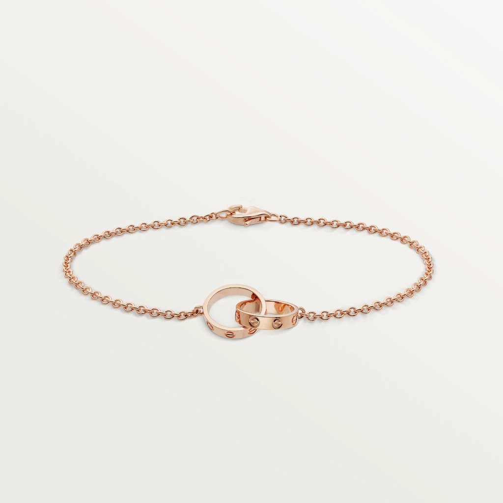 KADIR-LOVE BRACELET ROSE GOLD CHAIN