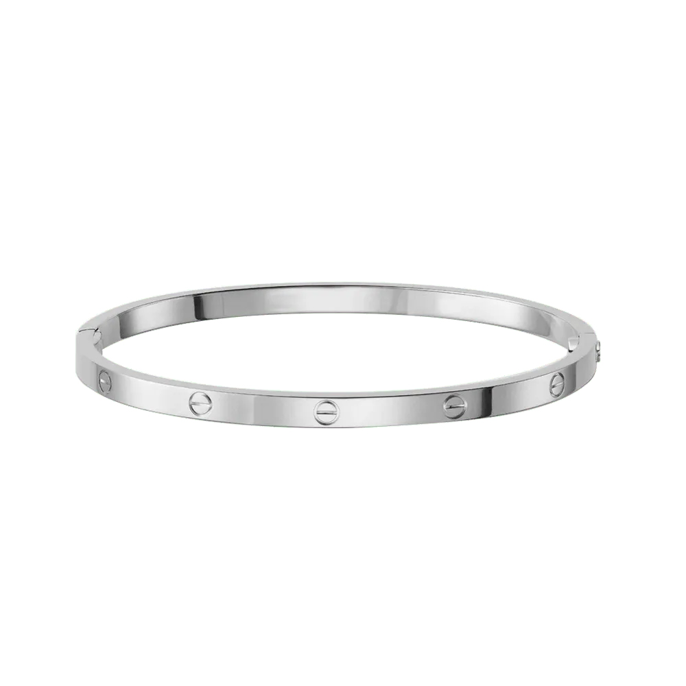 KADIR-LOVE BRACELET, SM WHITE GOLD