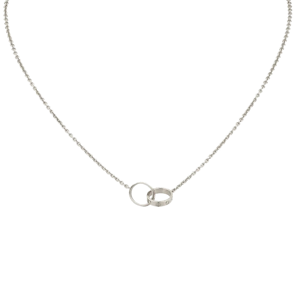 KADIR-LOVE NECKLACE WHITE GOLD