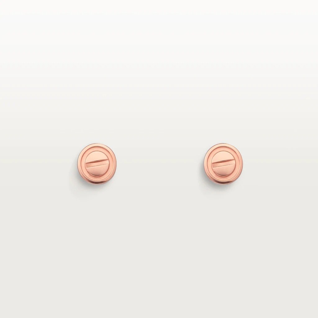 KADIR-LOVE EARRINGS  ROSE GOLD