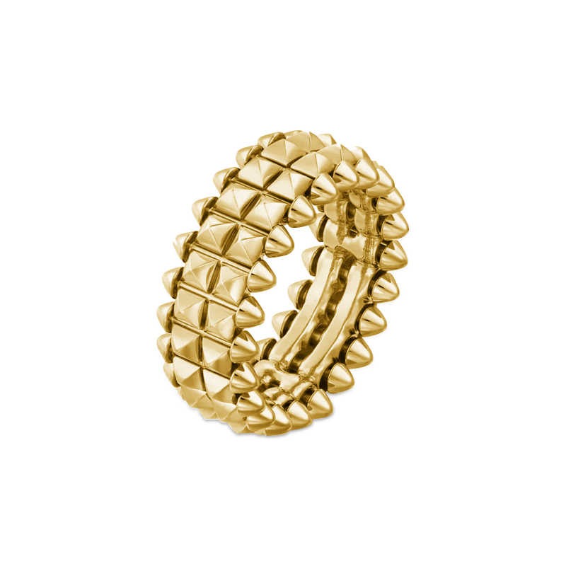 Caty-GENTLE BULLET HEAD-Gentle RING YELLOW GOLD