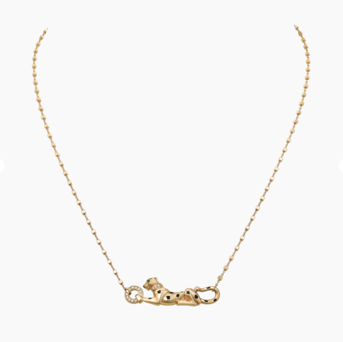 Kadir-Panthera Pardus Necklace in Yellow Gold