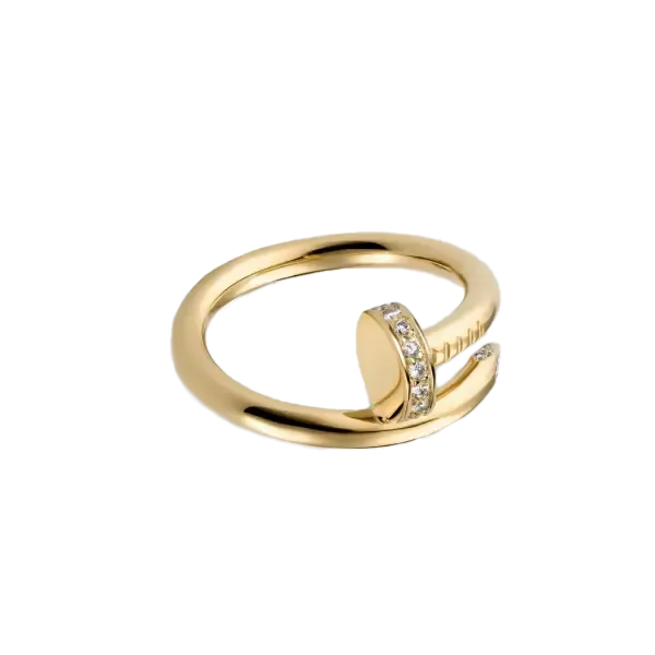 KADIR-ANILS-JUSTE UN CLOU RING YELLOW GOLD, DIAMONDS