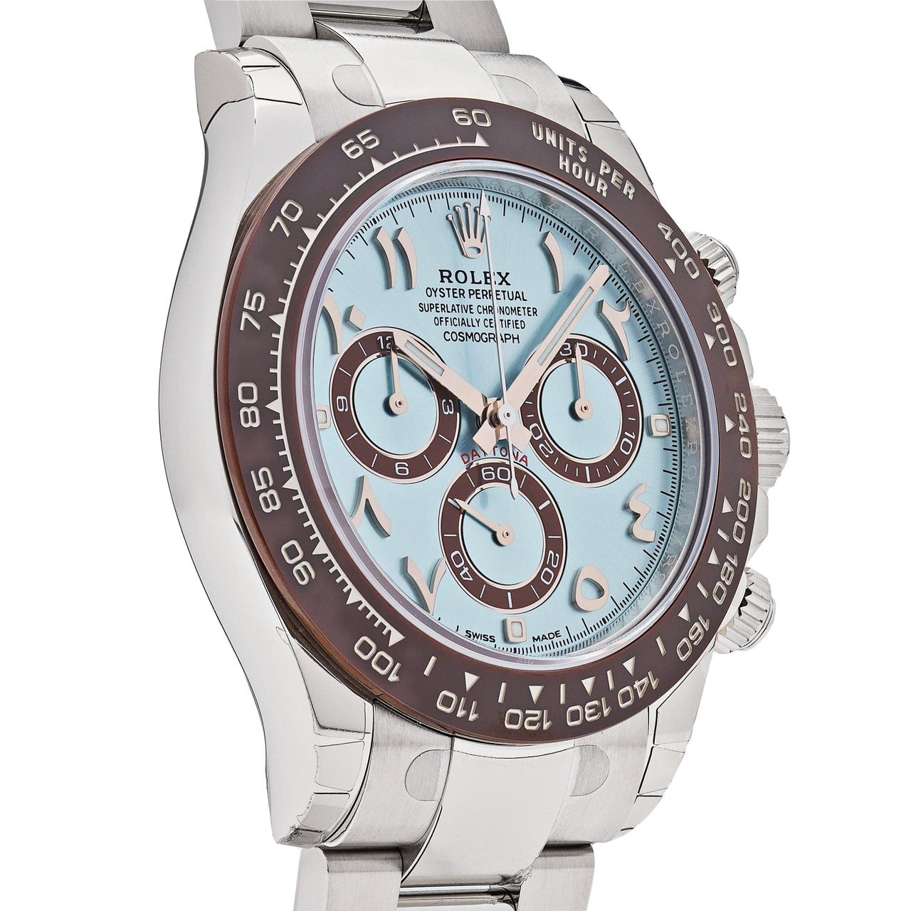 Rolex Daytona 116506 Platinum Ice Blue Arabic Dial