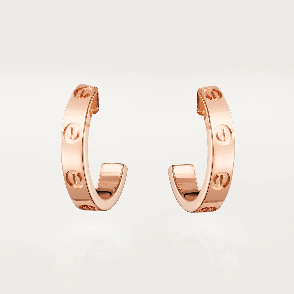 KADIR-LOVE EARRINGS ROSE GOLD