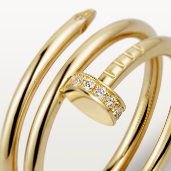KADIR-ANILS-JUSTE UN CLOU RING YELLOW GOLD DIAMONDS