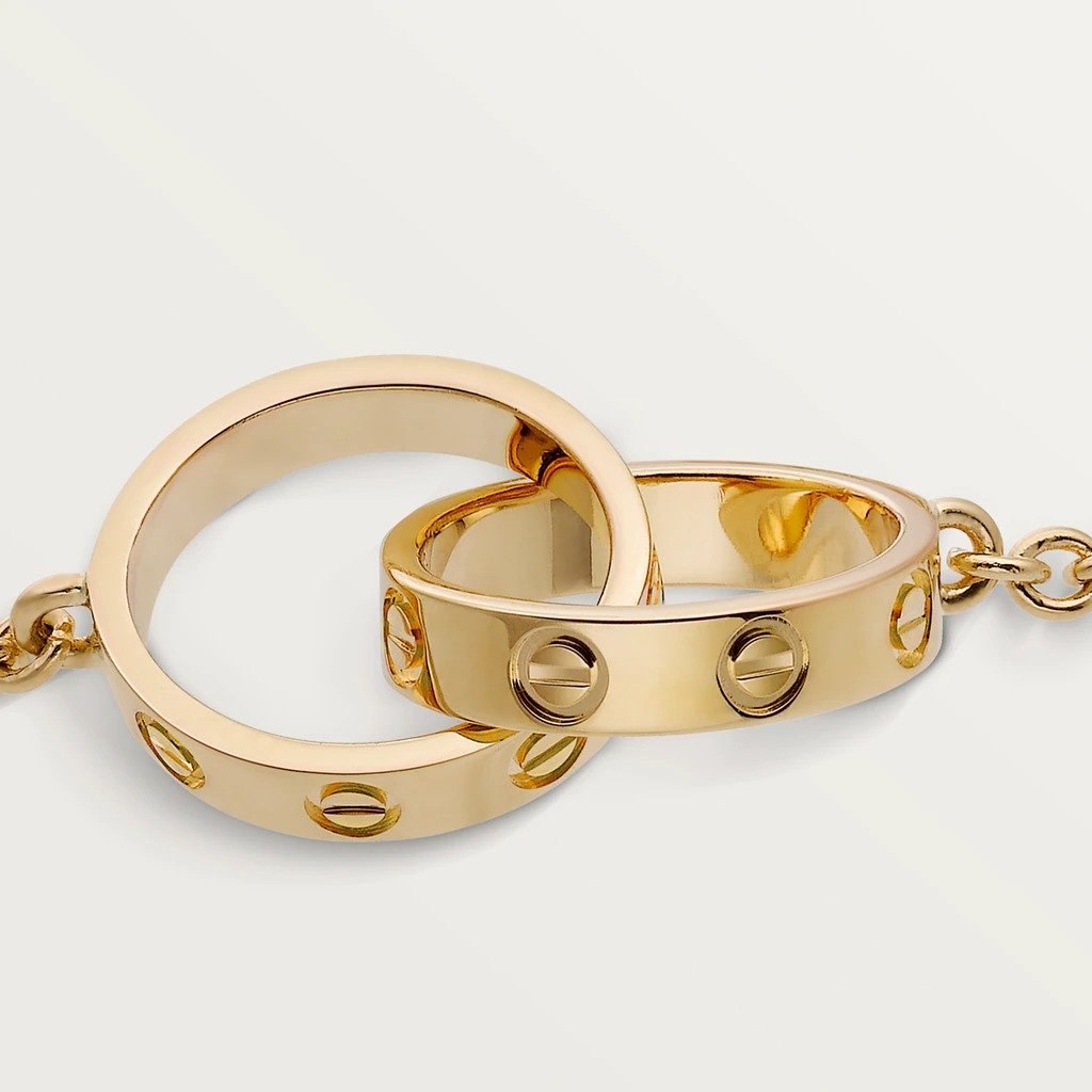 KADIR-LOVE BRACELET YELLOW GOLD CHAIN