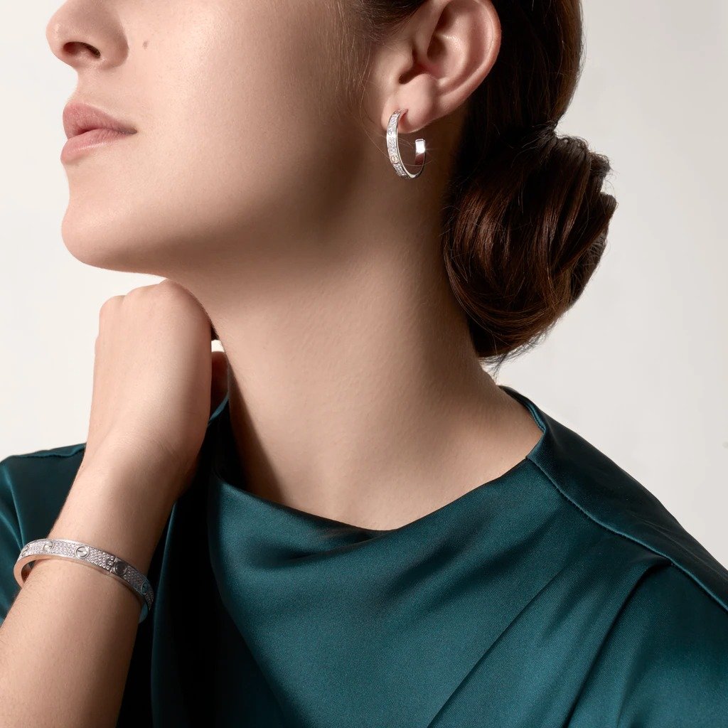 Kadir-LoveAmour Pavé Bracelet, White Gold