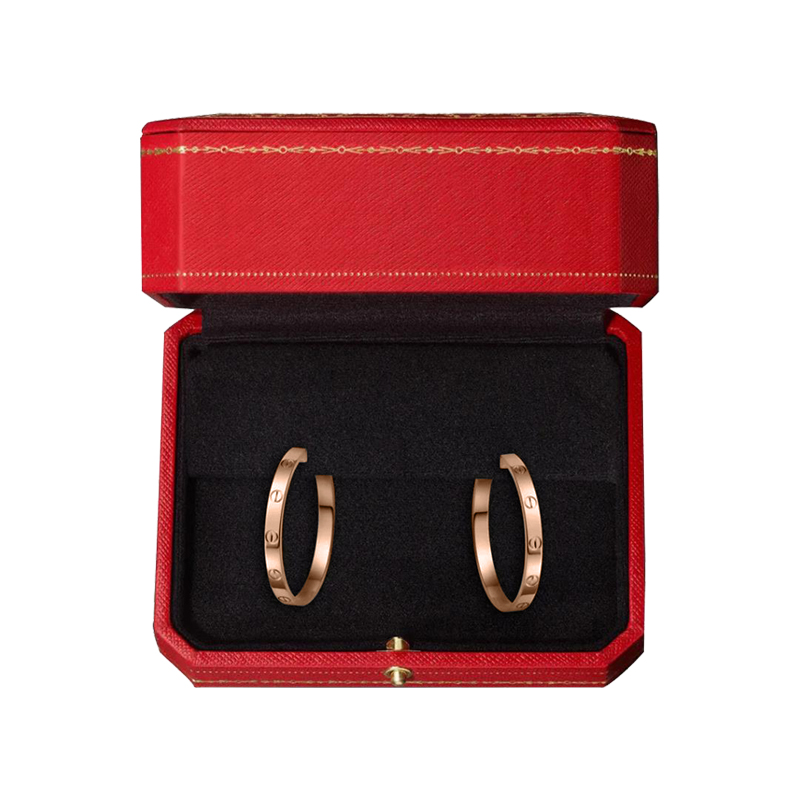 KADIR-LOVE EARRINGS  ROSE GOLD