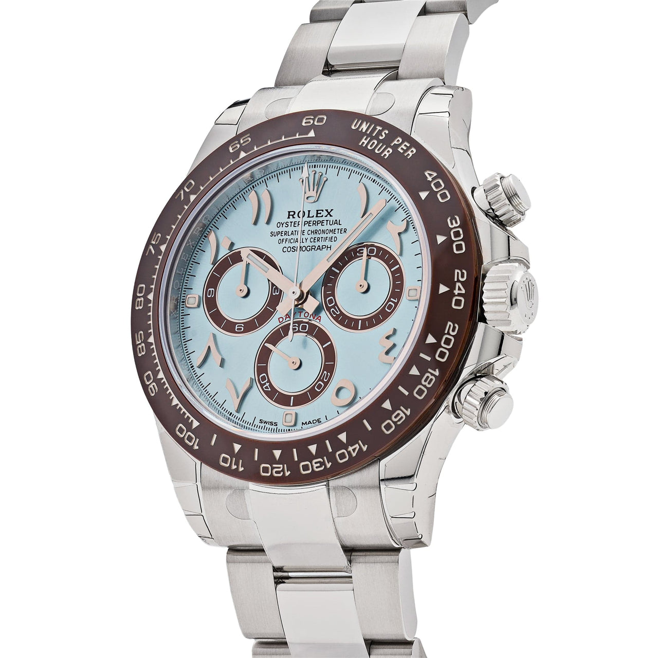 Rolex Daytona 116506 Platinum Ice Blue Arabic Dial