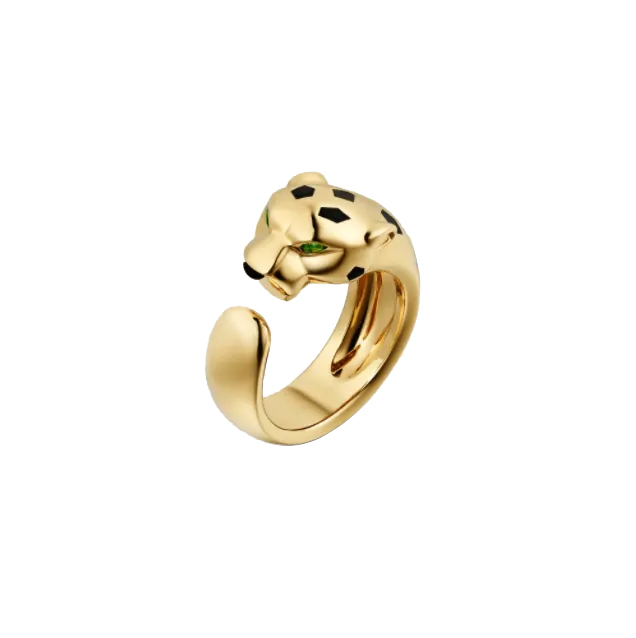 Kadir-Panthera Pardus Ring in Yellow Gold
