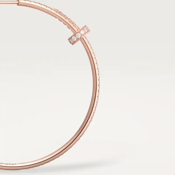 JUSTE UN CLOU EARRINGS ROSE GOLD, DIAMONDS