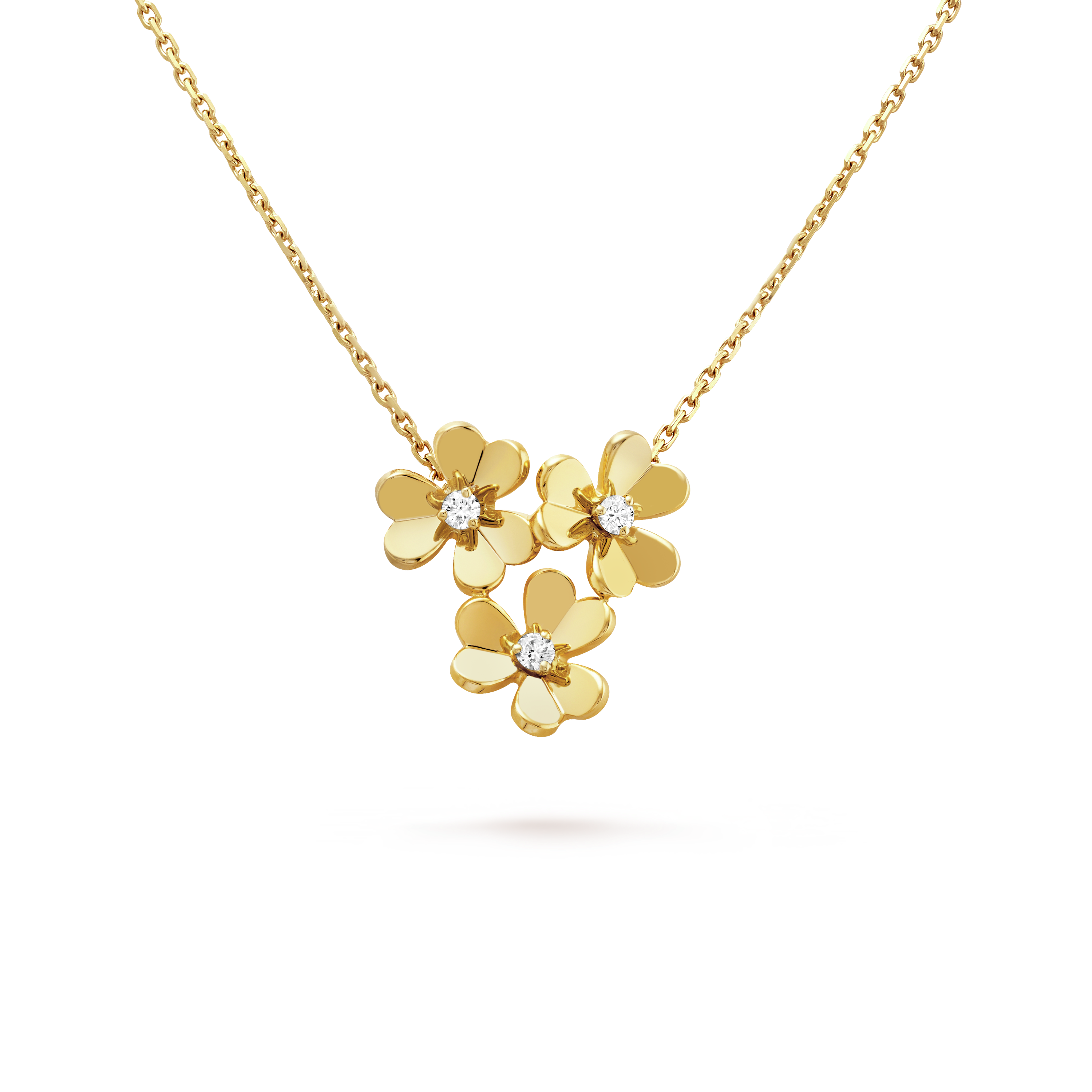 Frivole pendant, 3 flowers, mini model