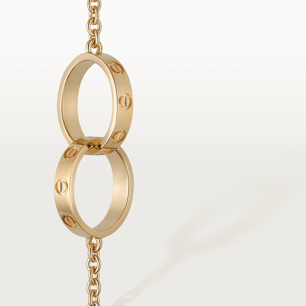 KADIR-LOVE BRACELET YELLOW GOLD CHAIN