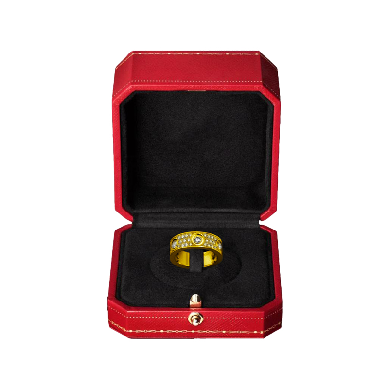 KADIR-LOVE RING DIAMOND-PAVED YELLOW GOLD, DIAMONDS
