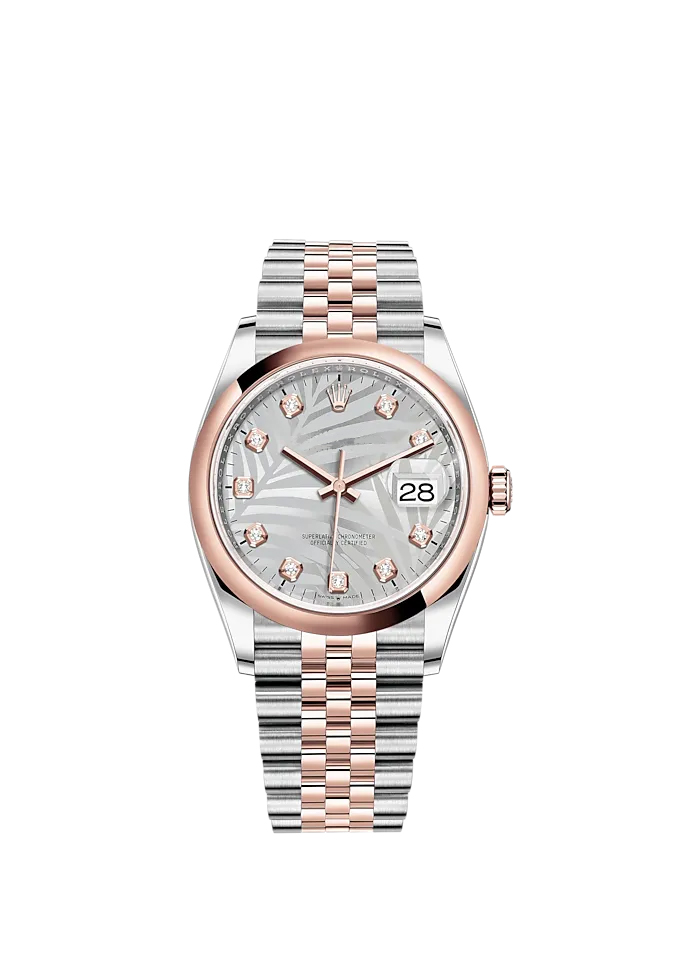 Classic watches DATEJUST 36 Oyster, 36 mm, Oystersteel and Everose gold