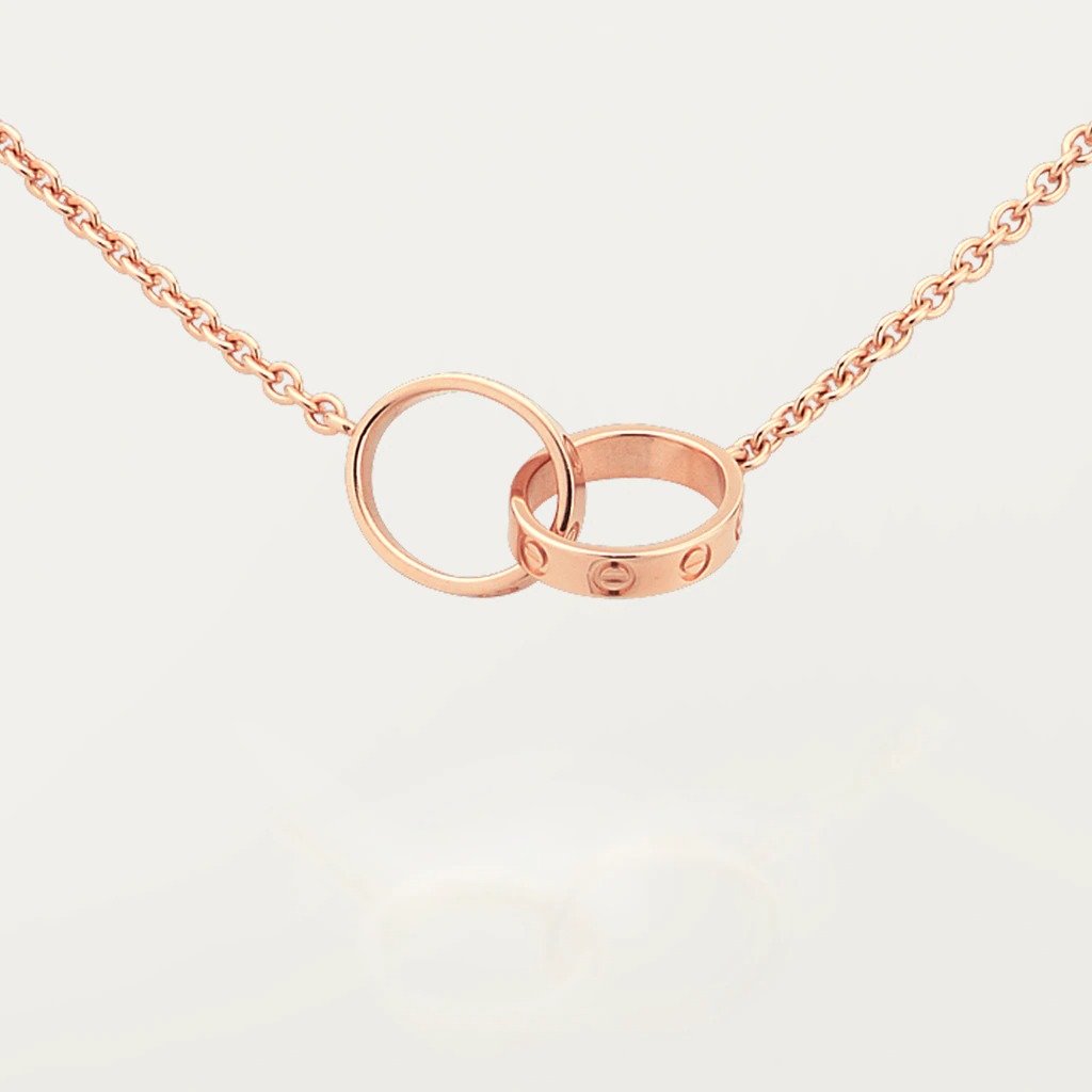 KADIR-LOVE NECKLACE ROSE GOLD