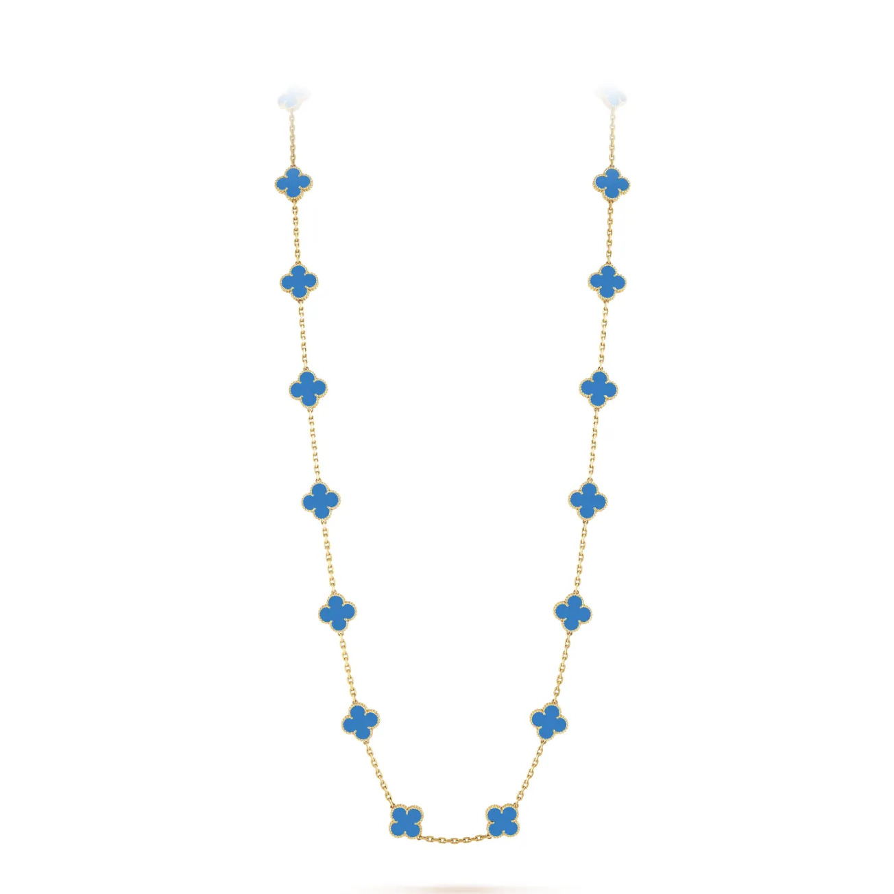 Alhambra long necklace, 20 motifs