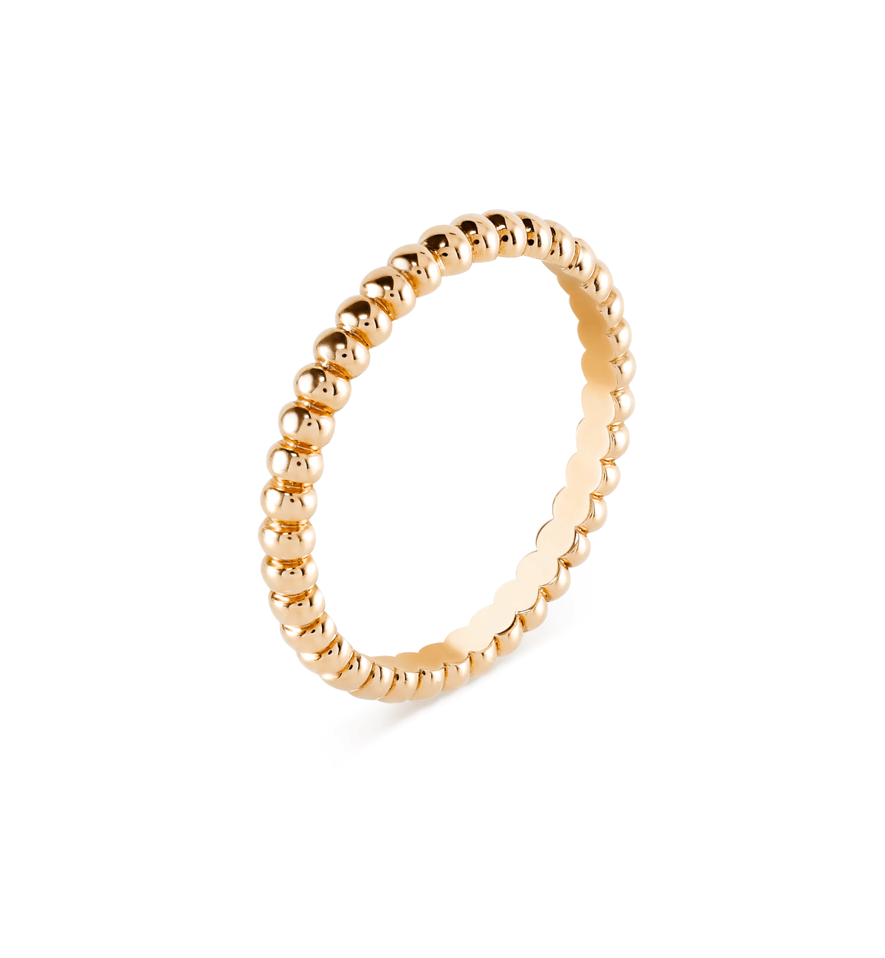 Perlée pearls of gold ring