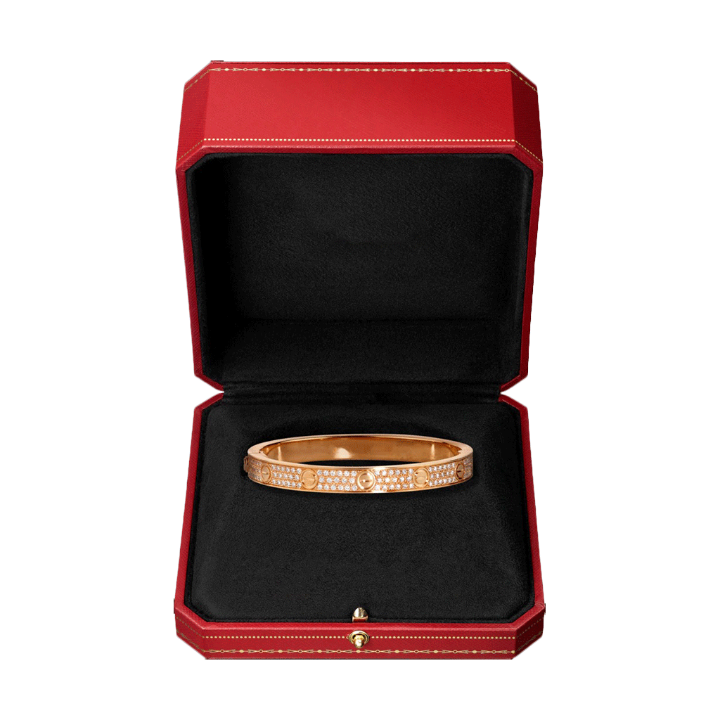 Kadir-LoveAmour Pavé Bracelet, Rose Gold