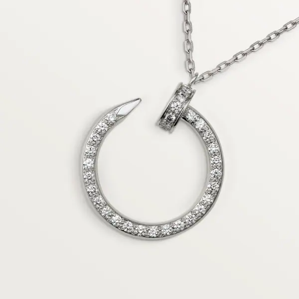 KADIR-ANILS-JUSTE UN CLOU NECKLACE WHITE GOLD, DIAMONDS