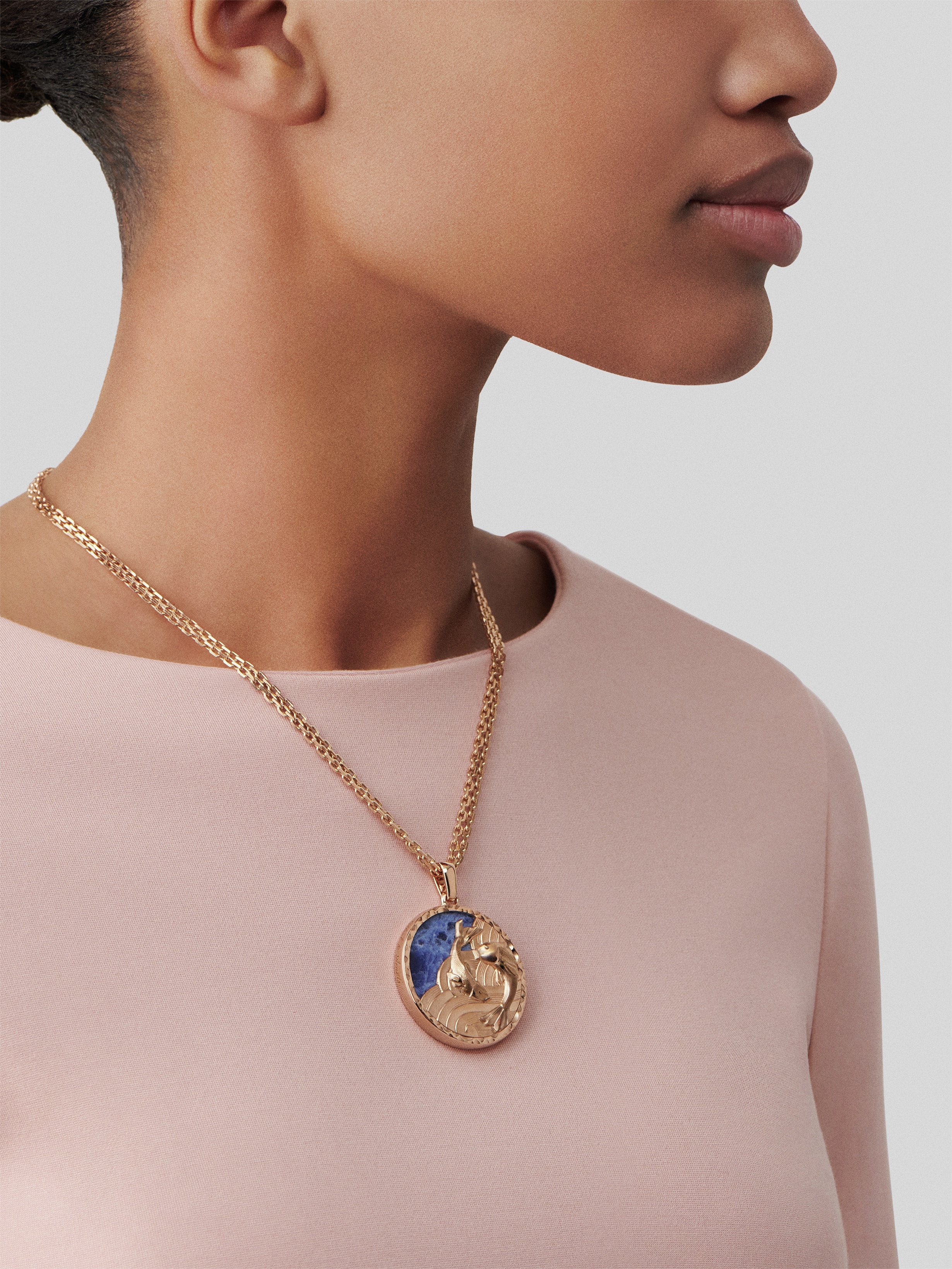 Zodiaque long necklace Piscium