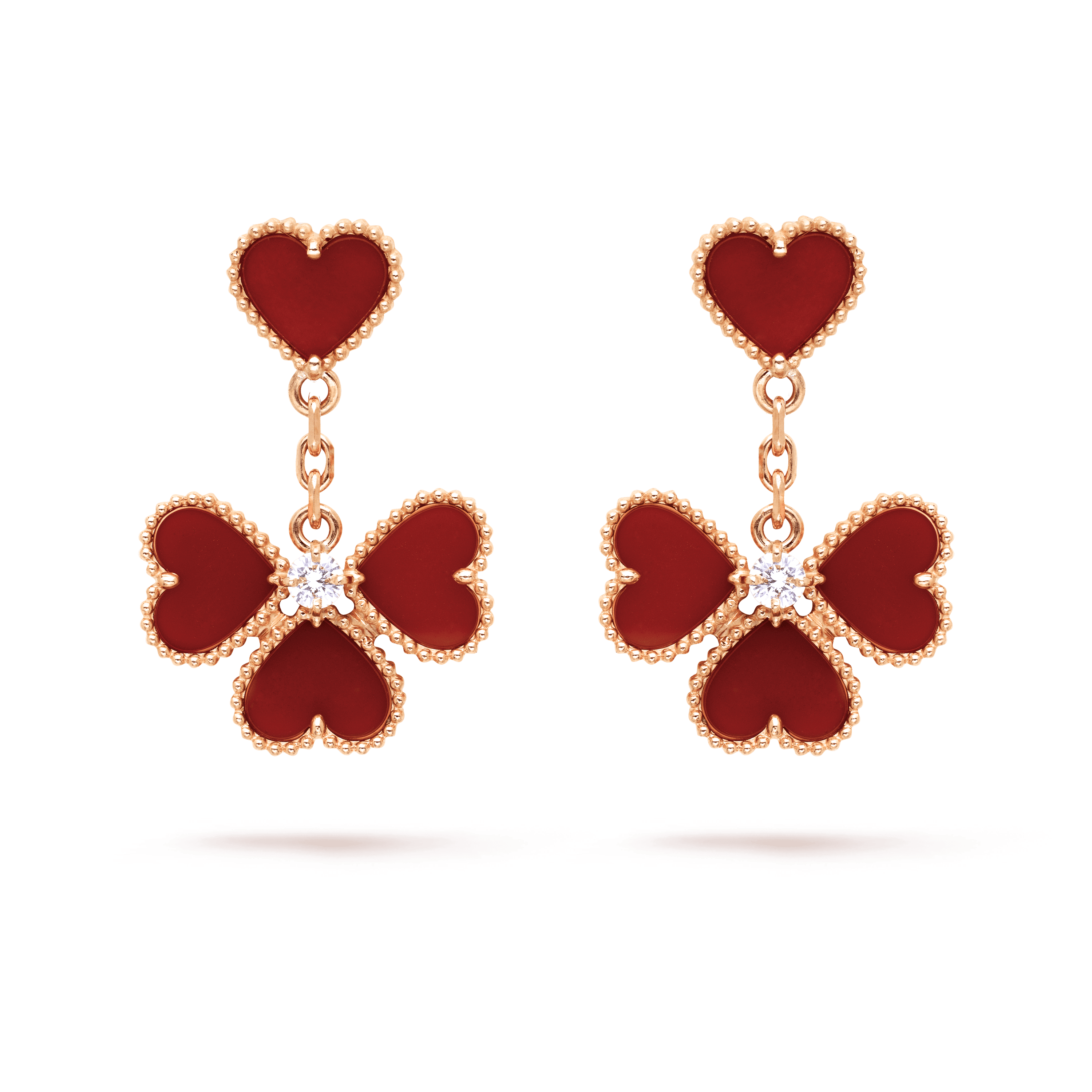 Sweet Alhambra effeuillage earrings