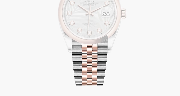 Classic watches DATEJUST 36 Oyster, 36 mm, Oystersteel and Everose gold