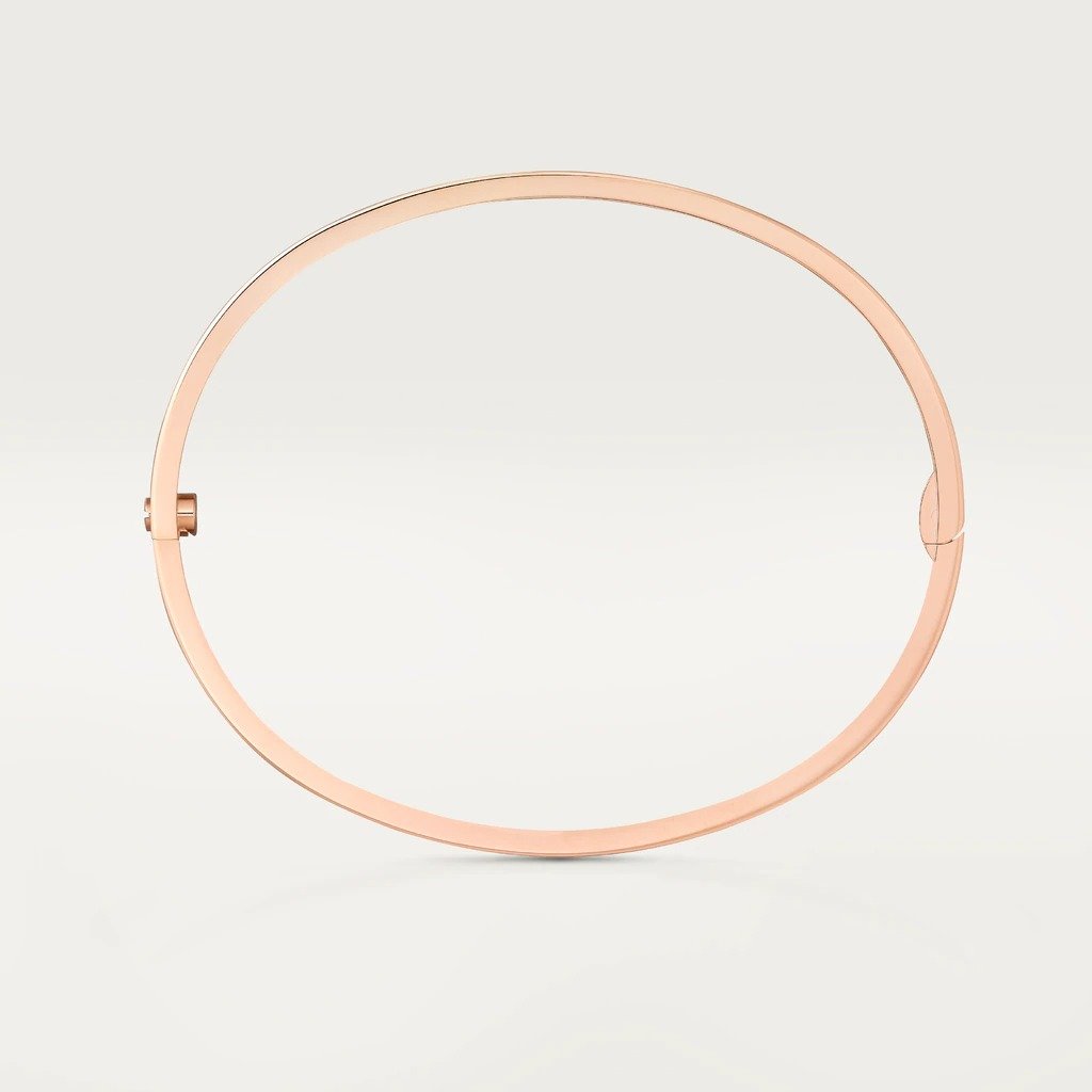 Carty Love Petite Lock Bracelet , Rose Gold, Non-Gemstone
