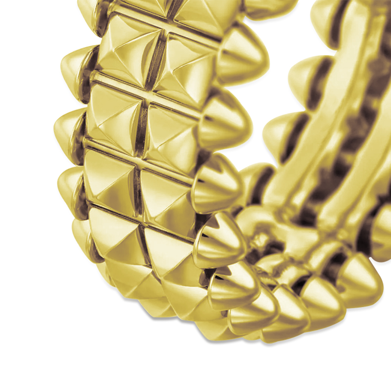 Caty-GENTLE BULLET HEAD-Gentle RING YELLOW GOLD