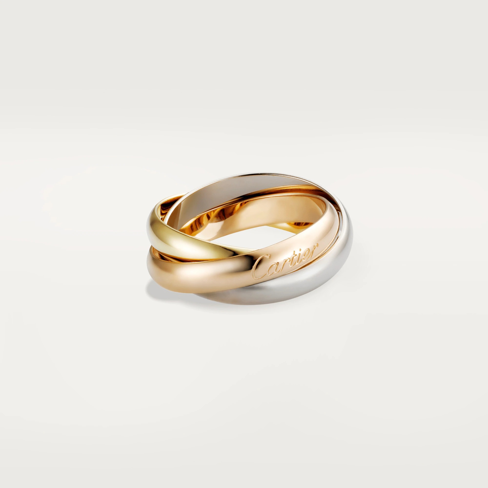 TRINITY RING, CLASSIC White gold, yellow gold, rose gold