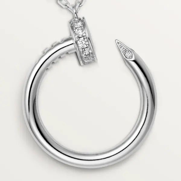 KADIR-ANILS-JUSTE UN CLOU NECKLACE WHITE GOLD, DIAMONDS