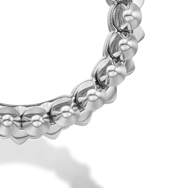 Caty-GENTLE BULLET HEAD-Gentle RING WHITE GOLD