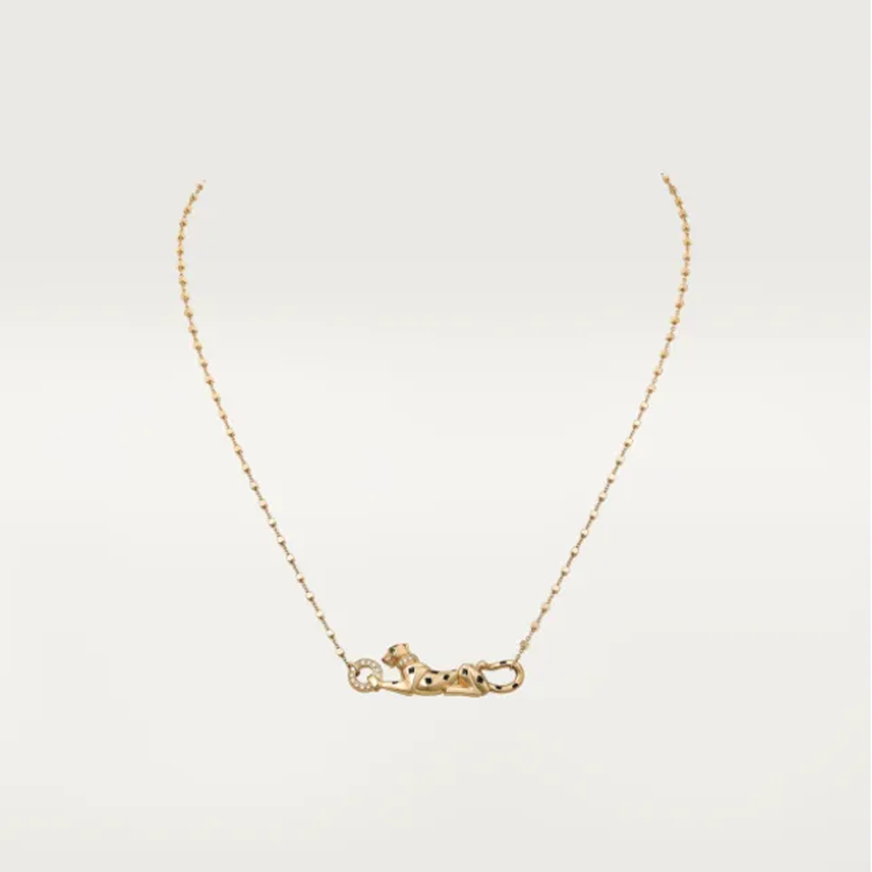 Kadir-Panthera Pardus Necklace in Yellow Gold
