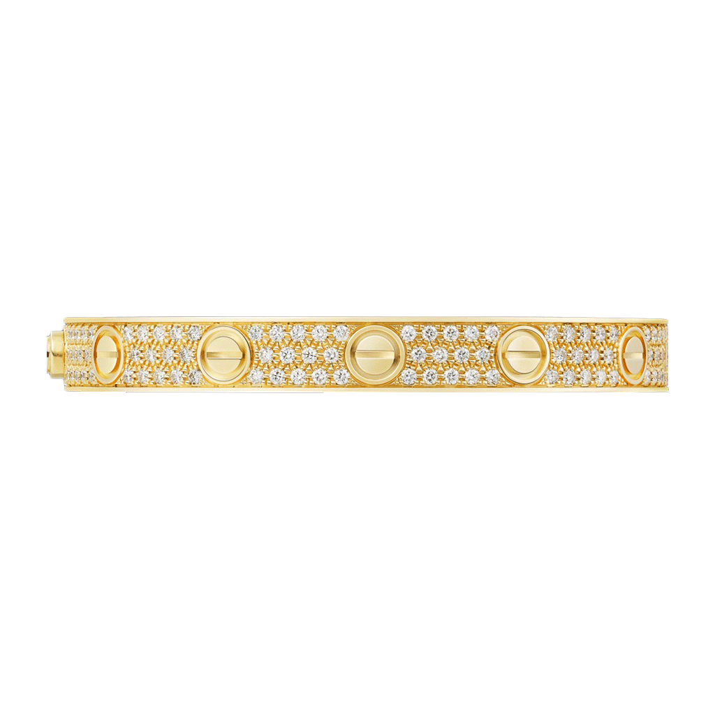 Kadir-Love  Bracelet  Pavé Bracelet, Yellow Gold