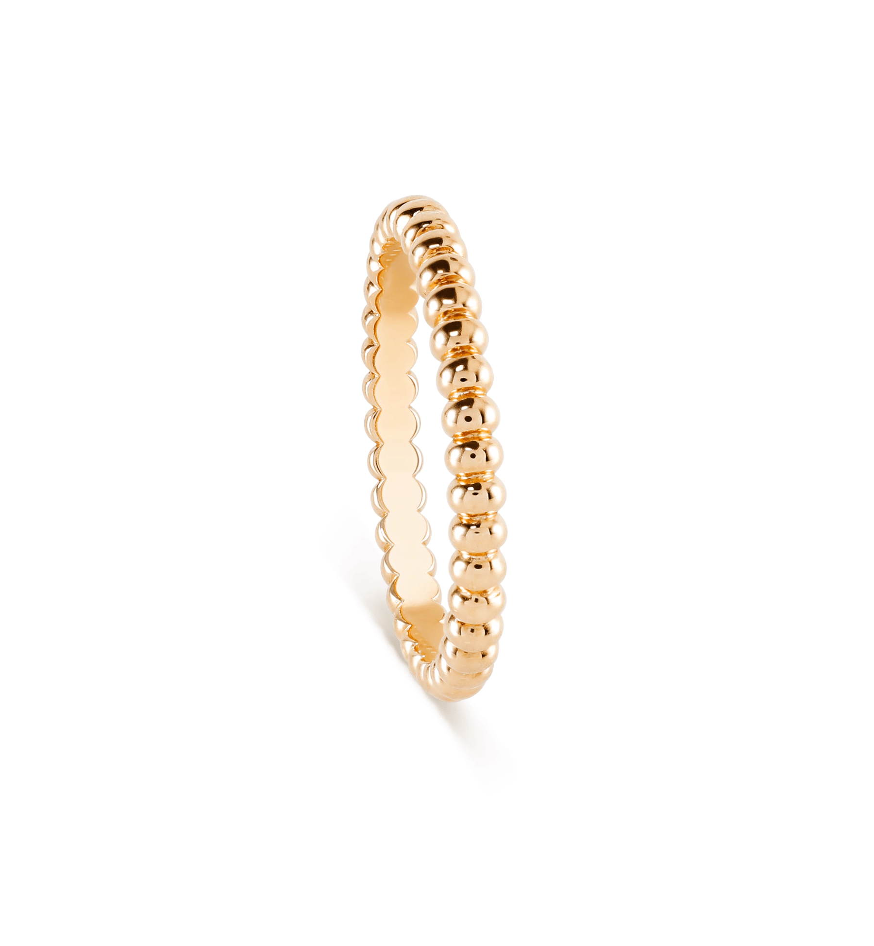 Perlée pearls of gold ring