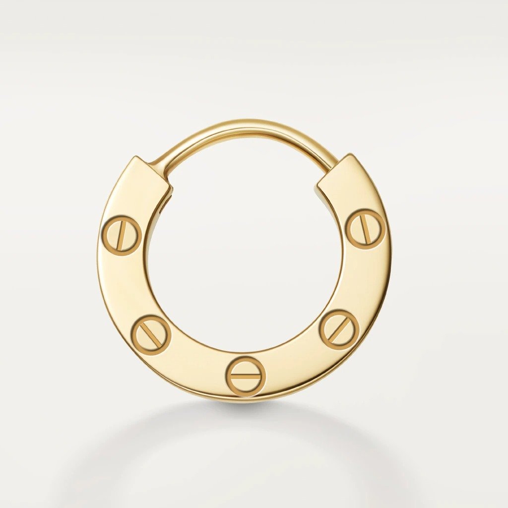KADIR-LOVE SINGLE EARRING YELLOW GOLD