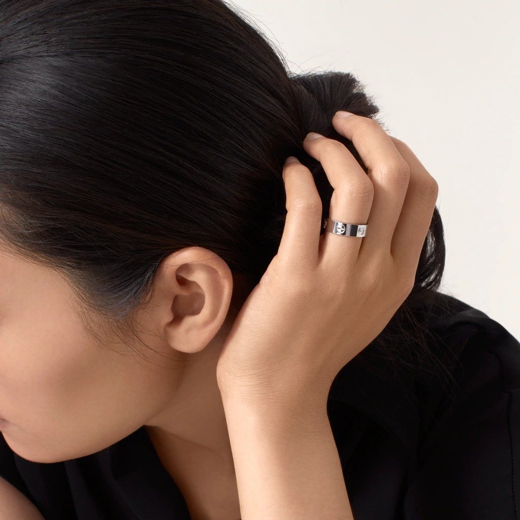 KADIR-LOVE RING, 3 DIAMONDS