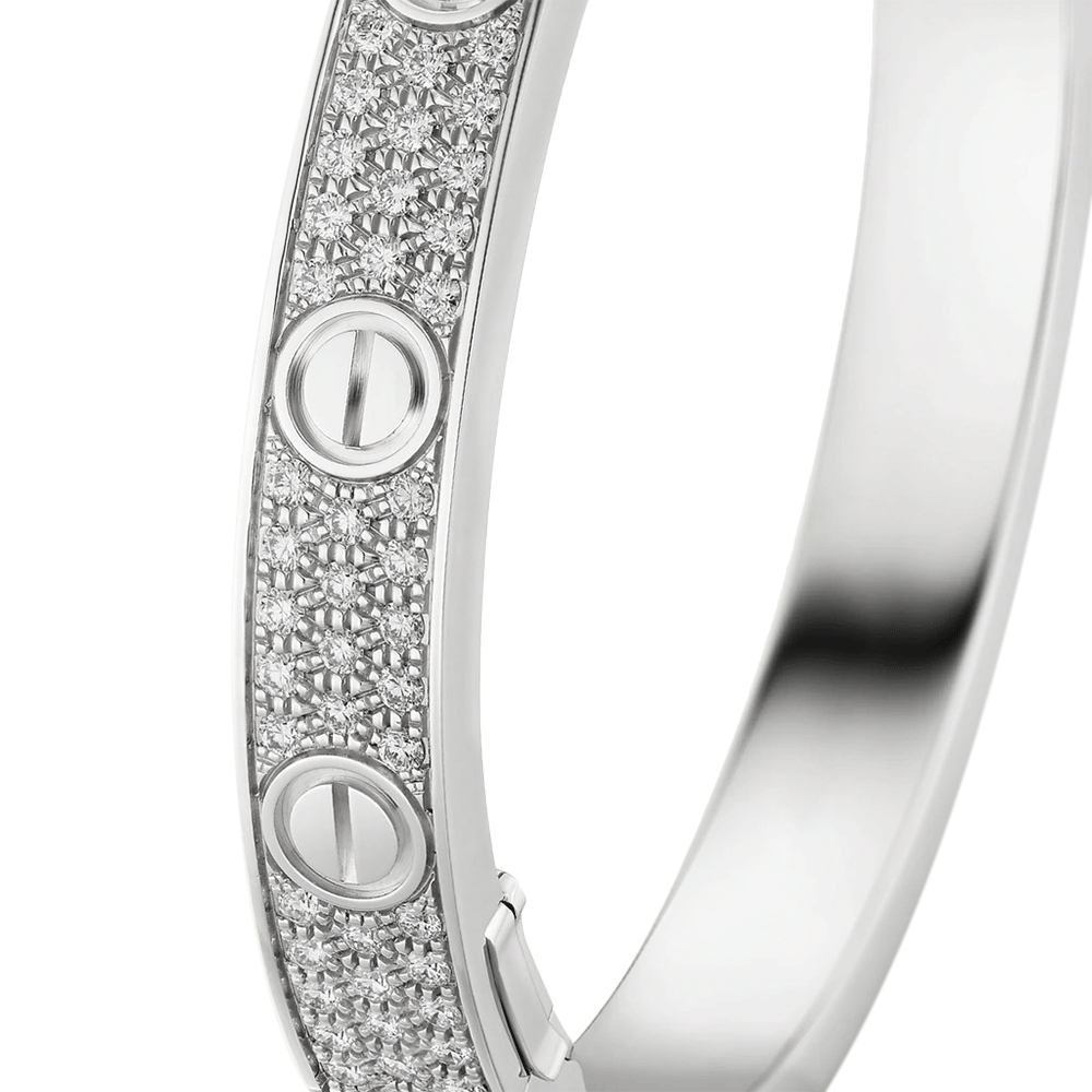 Kadir-LoveAmour Pavé Bracelet, White Gold