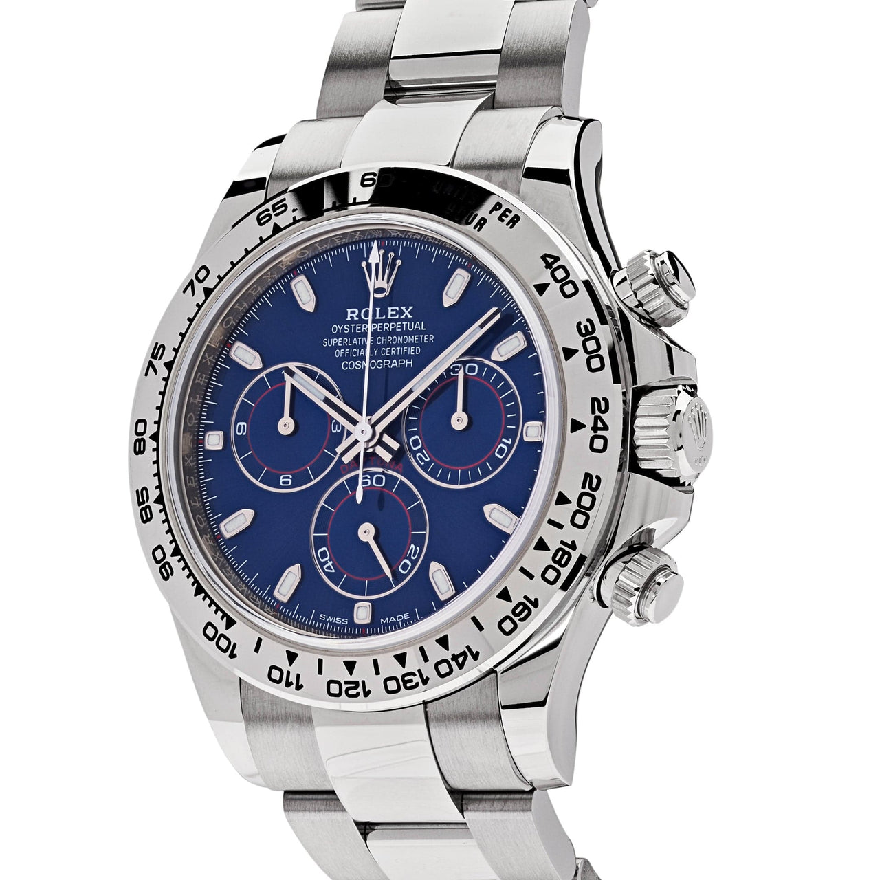 Rolex Daytona 116509 White Gold Blue Dial