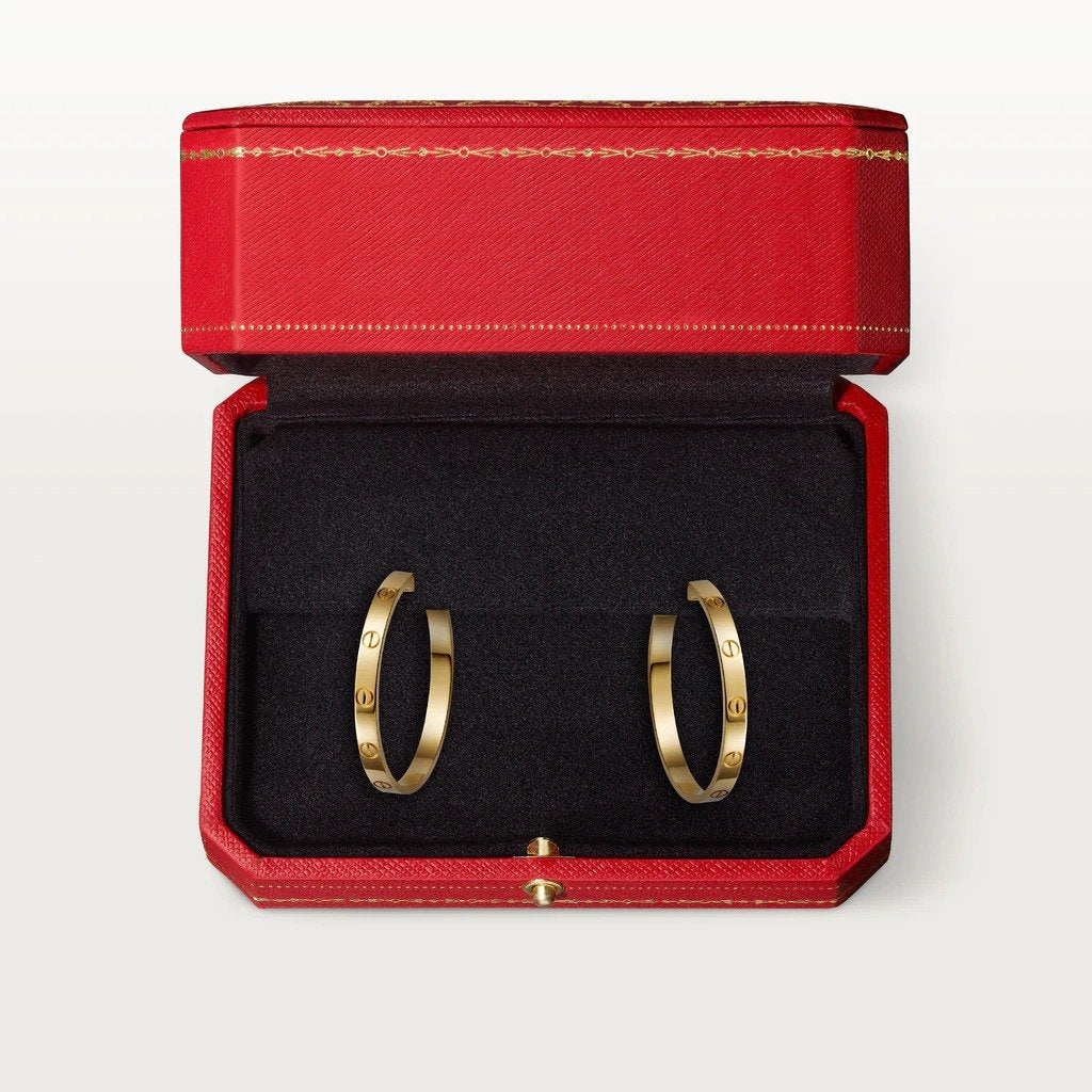 KADIR-LOVE EARRINGS  YELLOW GOLD