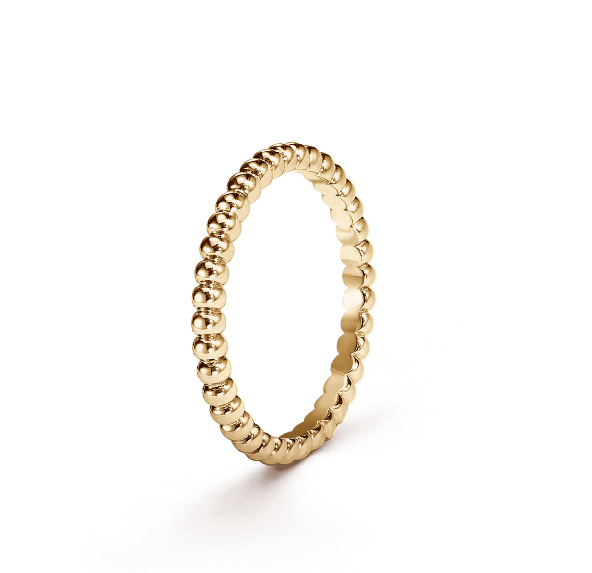 Perlée pearls of gold ring