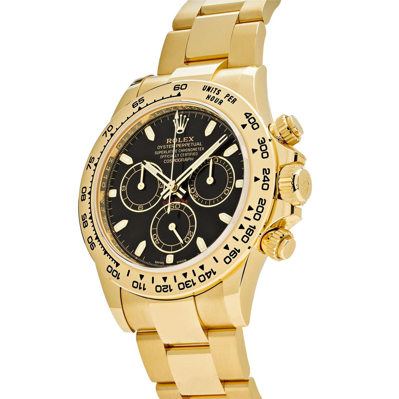 Rolex Daytona 116508 Yellow Gold Black Dial