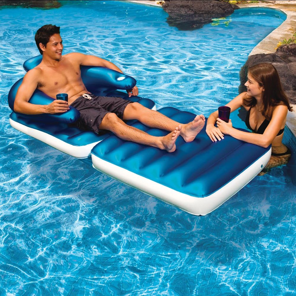 Chair And Chaise Pool And Patio Lounge sunnydaze-indoor-outdoor-replacement-square-tufted-patio-chair-seat-and